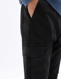 CELIO COKIT4 Pánske voľnočasové nohavice, čierna, veľkosť