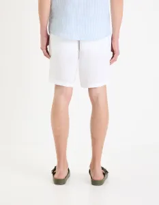 CELIO DOLINUSBM Pánske bermudy, biela, veľkosť