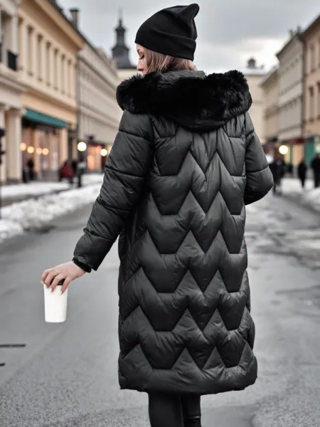 Dámska dlhá zimná bunda WINTERACT