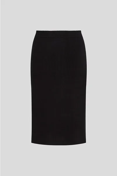 Sukňa Karl Lagerfeld Jeans Klj Knitted Midi Skirt Black