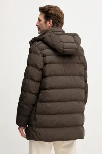 Brown Men's Down Jacket Geox Leitan - Men's