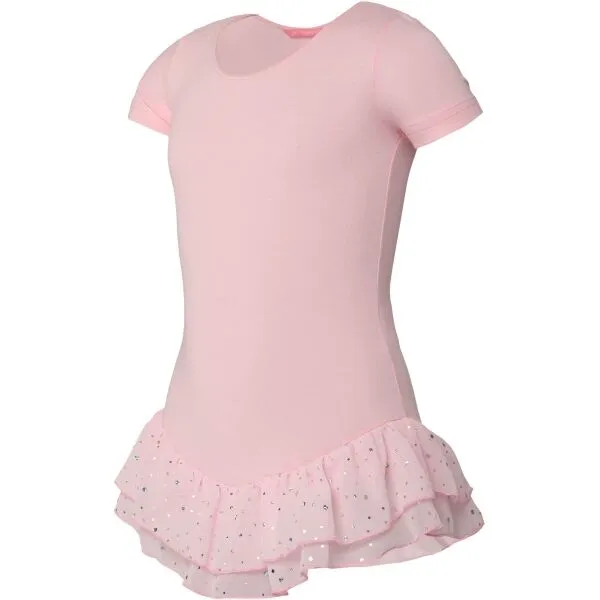 PAPILLON LEOTARD SHORT SLEEVES Detský trikot na balet, ružová, veľkosť