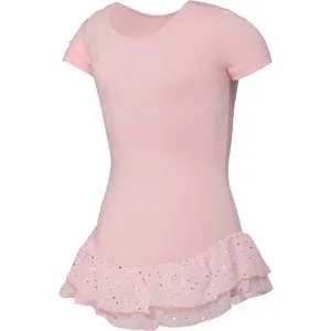 PAPILLON LEOTARD SHORT SLEEVES Detský trikot na balet, ružová, veľkosť