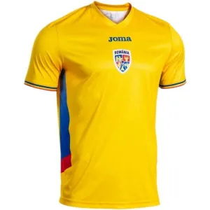 Joma FED. FUTBOL RUMANÍA REPLICA OPT H SHORT SLEEVE T-SHIRT Detské futbalové tričko, žltá, veľkosť