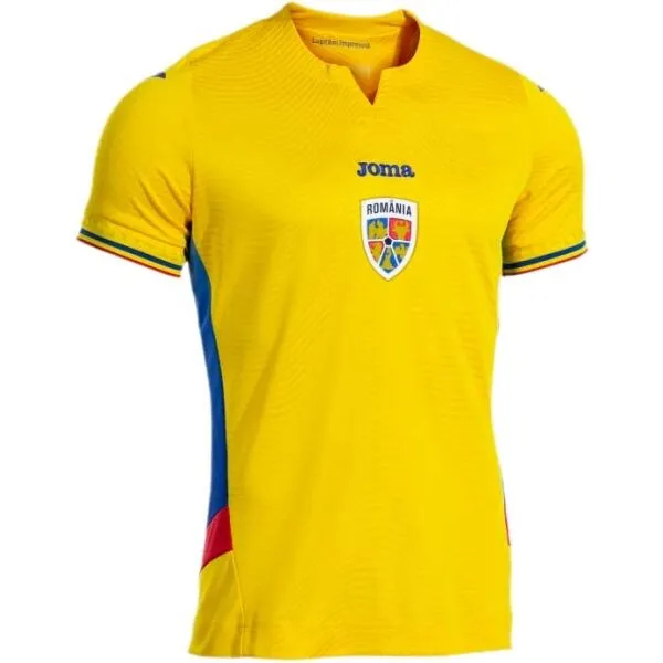 Joma FED. FUTBOL RUMANÍA 1ST SHORT SLEEVE T-SHIRT Pánske futbalové tričko, žltá, veľkosť