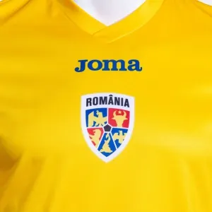 Joma FED. FUTBOL RUMANÍA REPLICA OPT H SHORT SLEEVE T-SHIRT Detské futbalové tričko, žltá, veľkosť