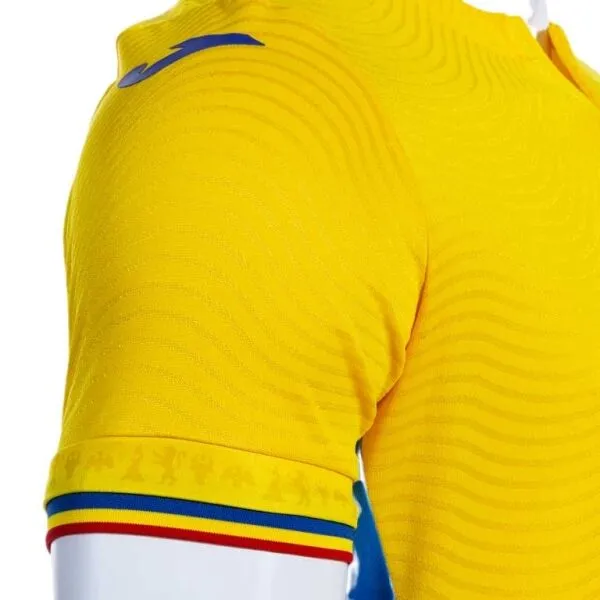 Joma FED. FUTBOL RUMANÍA 1ST SHORT SLEEVE T-SHIRT Pánske futbalové tričko, žltá, veľkosť
