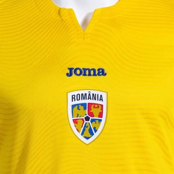 Joma FED. FUTBOL RUMANÍA 1ST SHORT SLEEVE T-SHIRT Pánske futbalové tričko, žltá, veľkosť