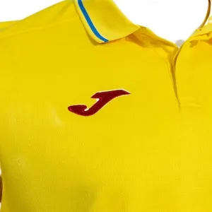 Joma FED. FUTBOL RUMANÍA REPLICA SHORT SLEEVE POLO Pánske športové polo, žltá, veľkosť