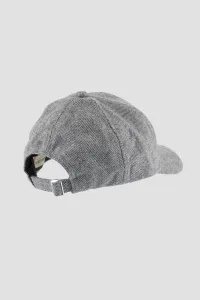 Šiltovka Woolrich Check Baseball Cap Herringbone Grey