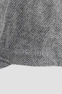 Šiltovka Woolrich Check Baseball Cap Herringbone Grey