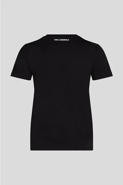Tričko Karl Lagerfeld Ikon Seasonal Slim Fit T-Shirt Black