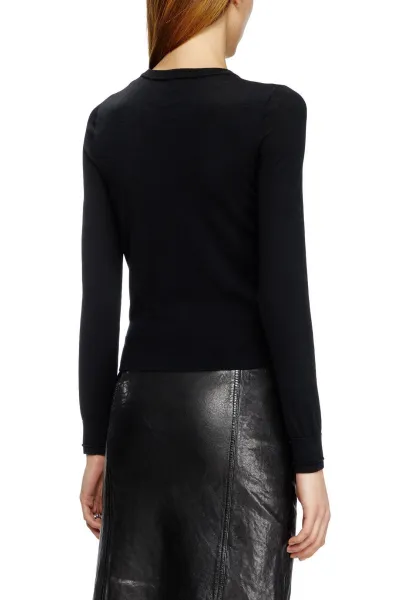 Sveter Diesel M-Alinesa Knitwear Black
