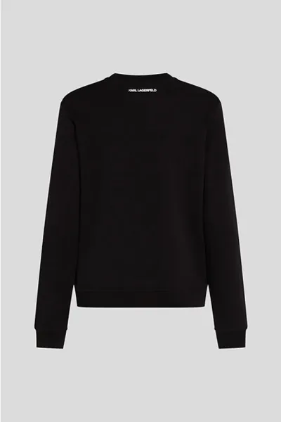 Mikina Karl Lagerfeld Ikon Seasonal Sweatshirt Black