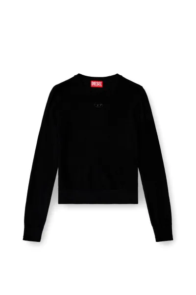Sveter Diesel M-Alinesa Knitwear Black