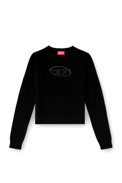 Sveter Diesel M-Areesa-Slim Knitwear Black