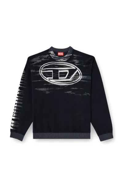 Mikina Diesel S-Boxt-T1 Sweat-Shirt Blue
