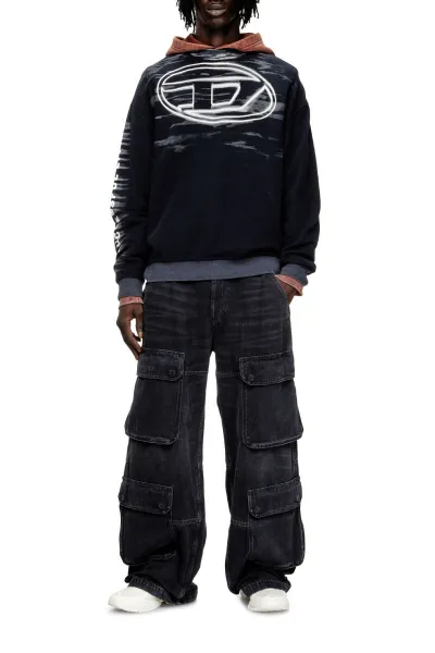 Mikina Diesel S-Boxt-T1 Sweat-Shirt Blue