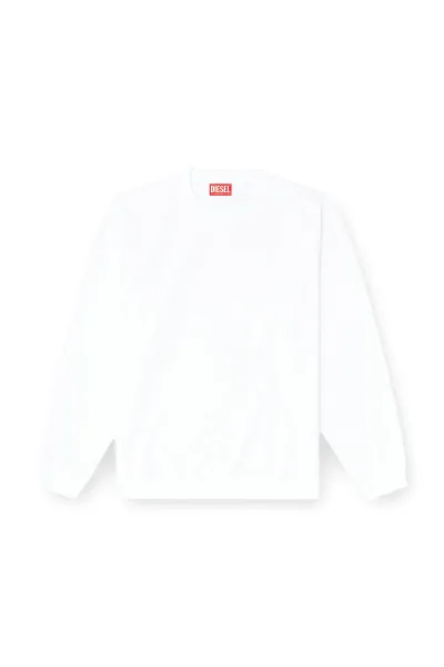 Mikina Diesel S-Boxt-T2 Sweat-Shirt White