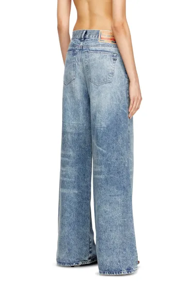 Džínsy Diesel 1978 D-Akemi-Fsh Trousers Blue