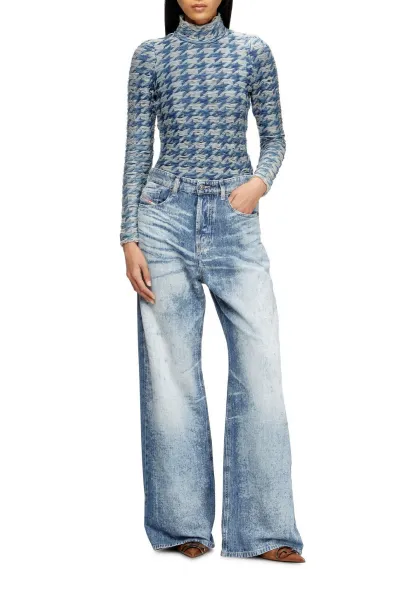 Sveter Diesel M-Hilda Knitwear Blue