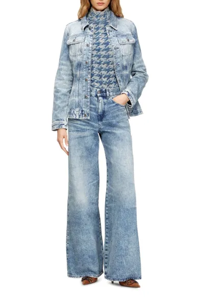 Džínsy Diesel 1978 D-Akemi-Fsh Trousers Blue