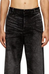 Džínsy Diesel D-Eber-Fsh6 Trousers Black