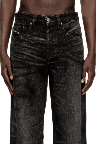 Džínsy Diesel 2001 D-Macro-Fsh Trousers Black