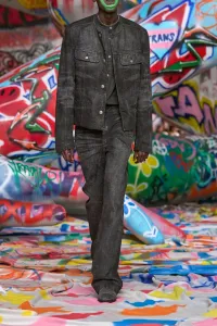 Džínsy Diesel 2001 D-Macro-Fsh Trousers Black