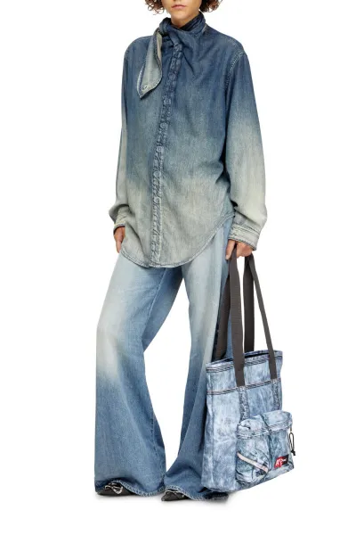 Taška Diesel Troumpe Tote Shopping Bag Blue