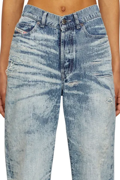 Džínsy Diesel 1971 D-Sent-Fsh Trousers Blue