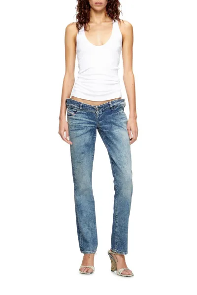 Džínsy Diesel D-Waisty-Fsh6 Trousers Blue