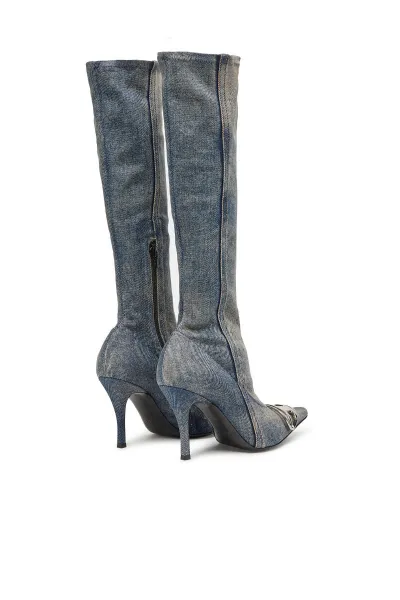 Čižmy Diesel Venus D-Venus Kb D Boots Blue Denim