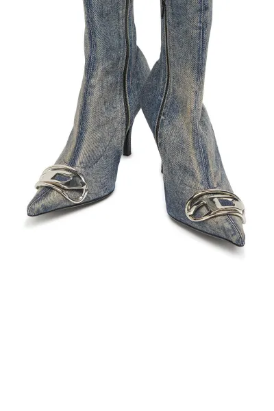 Čižmy Diesel Venus D-Venus Kb D Boots Blue Denim