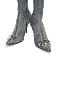 Čižmy Diesel Venus D-Venus Kb D Boots Blue Denim