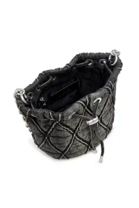 Kabelka Diesel Charm-D Bucket S Shoulder Bag Black