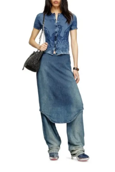 Kabelka Diesel Charm-D Bucket S Shoul Black