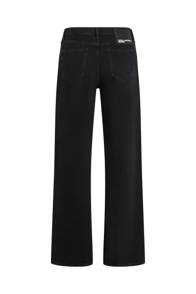 Džínsy Karl Lagerfeld Jeans Klj Mr Relaxed Denim Minimal Washed Black