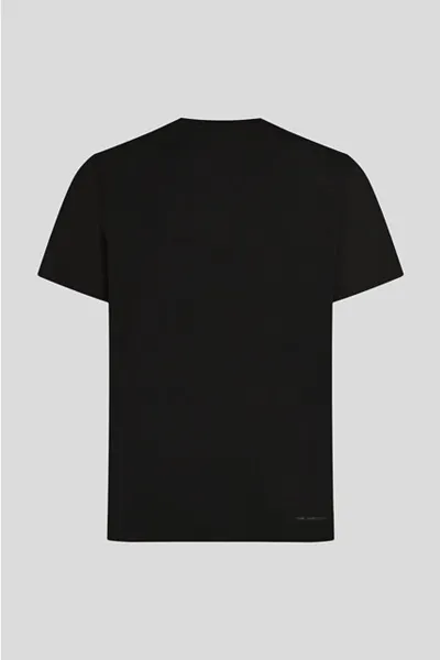 Tričko Karl Lagerfeld Square Ombre Logo T-Shirt Black