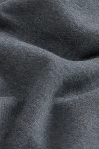 Mikina Woolrich Mixmedia Full-Zip Hoodie Charcoal Melange
