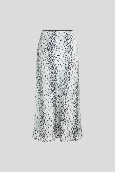Sukňa Karl Lagerfeld Snow Leo Fluid Skirt Aop Karl Snow Leopard