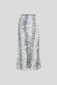 Sukňa Karl Lagerfeld Snow Leo Fluid Skirt Aop Karl Snow Leopard