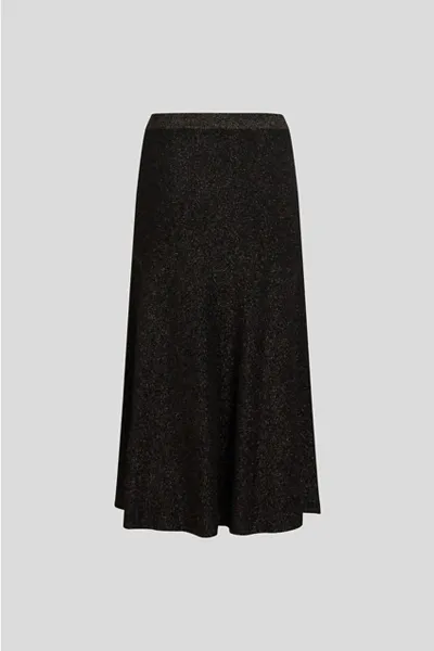 Sukňa Karl Lagerfeld Lurex Knit Skirt Black
