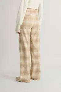 Nohavice Woolrich Soft Wool Pant Hombre Beige