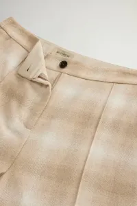 Nohavice Woolrich Soft Wool Pant Hombre Beige