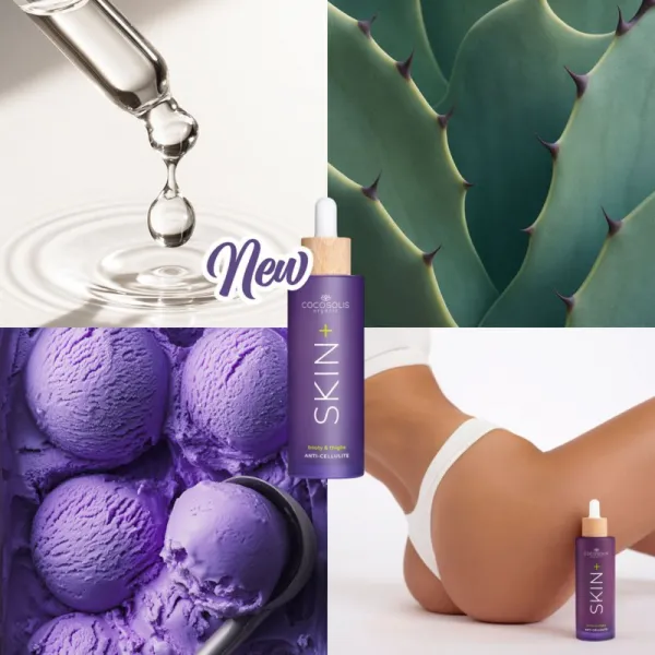 COCOSOLIS SKIN+ sérum proti celulitíde s vyhladzujúcim efektom s vôňou Blueberry Ice Cream 100 ml
