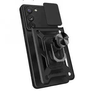 Hybrid Armor Camshield pre Samsung Galaxy A14 5G - Čierna H24900