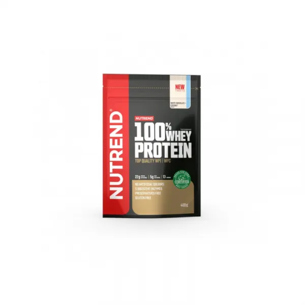 Nutrend 100% WHEY Protein 400g jahoda