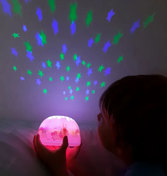 A Little Lovely Company - lampa s projektorom - jednorožce
