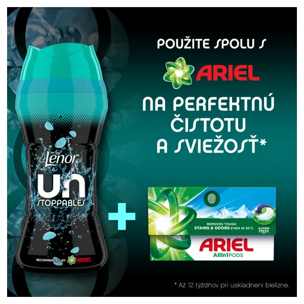 Lenor Unstoppables Fresh vonné perličky do práčky 195 g